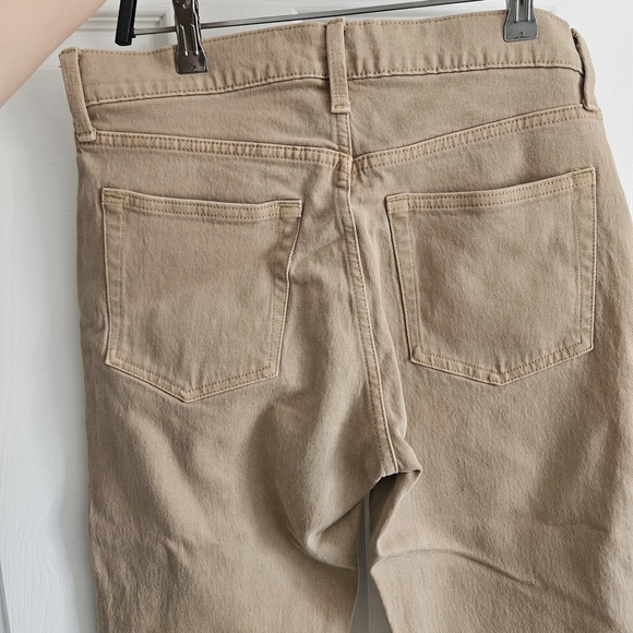 GAP Women's Straight Leg Jeans - Tan - Picture 6 of 7